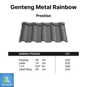 Genteng Metal Rainbow di Siantar